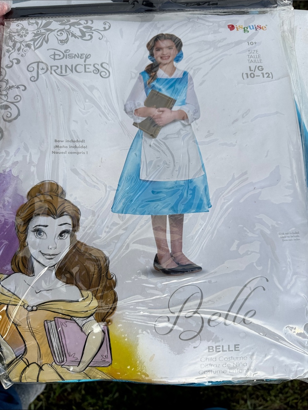 Disguise Disney Princess Belle Blue & White Girls' Costume